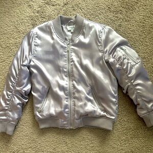 Satin Bomber Jacket